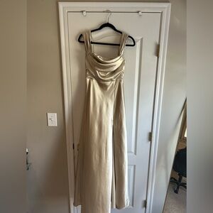 BIRDY GREY Bridesmaids Dress: Mia Convertible Dress in color NEUTRAL CHAMPAGNE